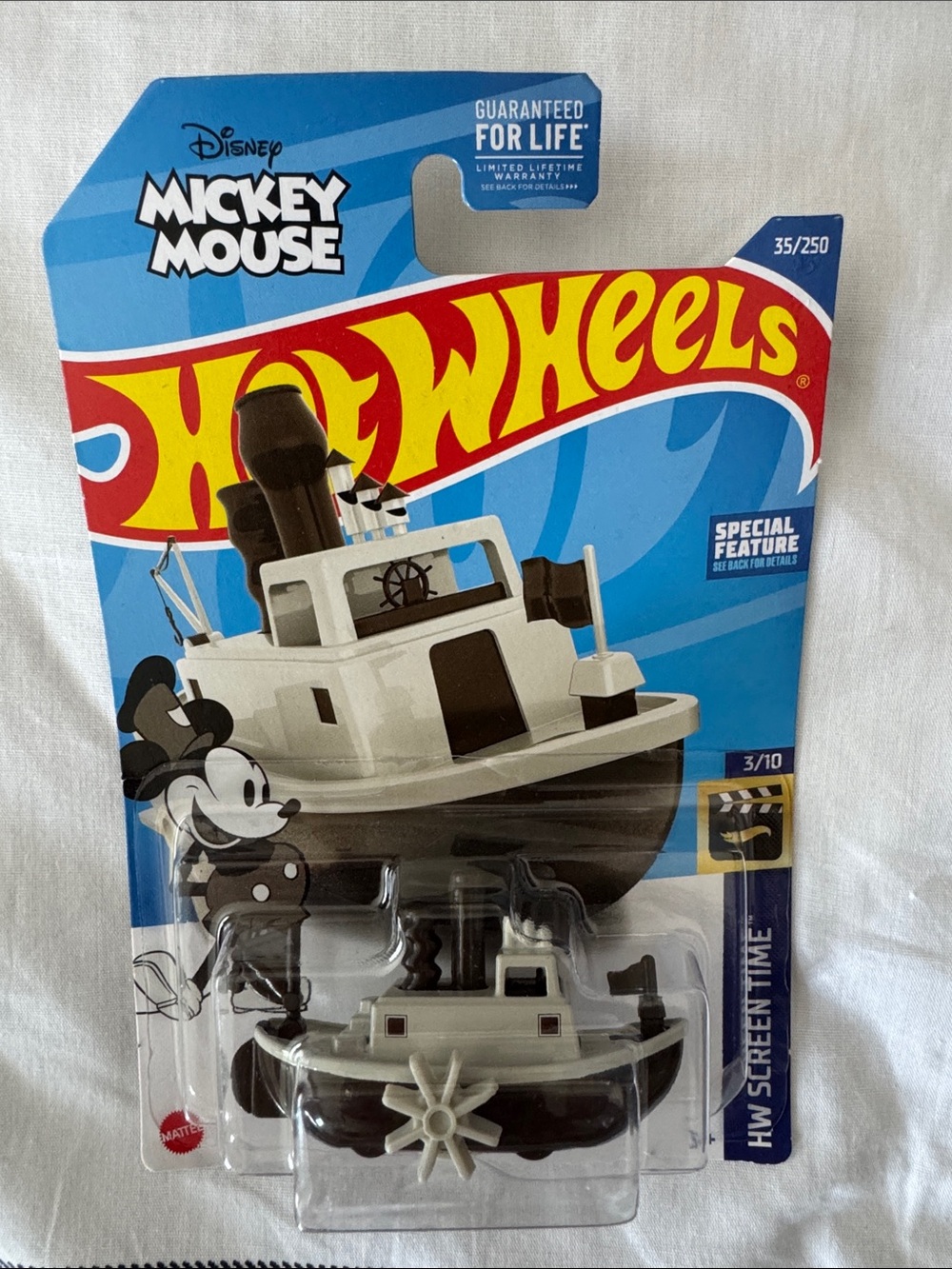 Hot Wheels Disney Mickey Mouse Steamboat Willie 2022 HW Screen Time 35/250 New